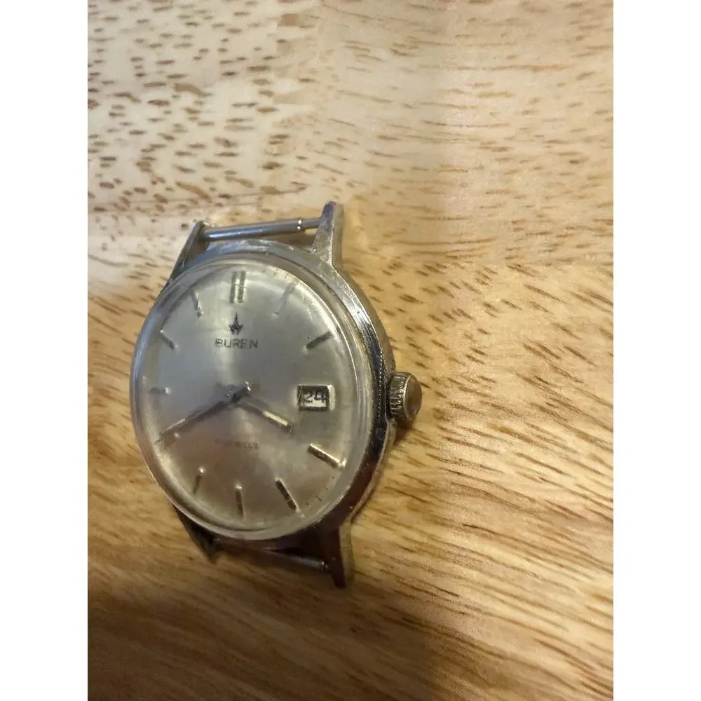 Vintage 1960's Men's Bucherer 17j Swiss Manual Wind 32mm Wristwatch-Runs